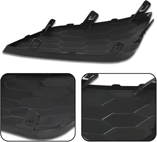 Miniatura 7 de G-PLUS Cubiertas de luz antiniebla, bisel de rejilla, compatible con Nissan Sentra 2016 2017 2018 2019, accesorios para lámpara antiniebla, cubierta