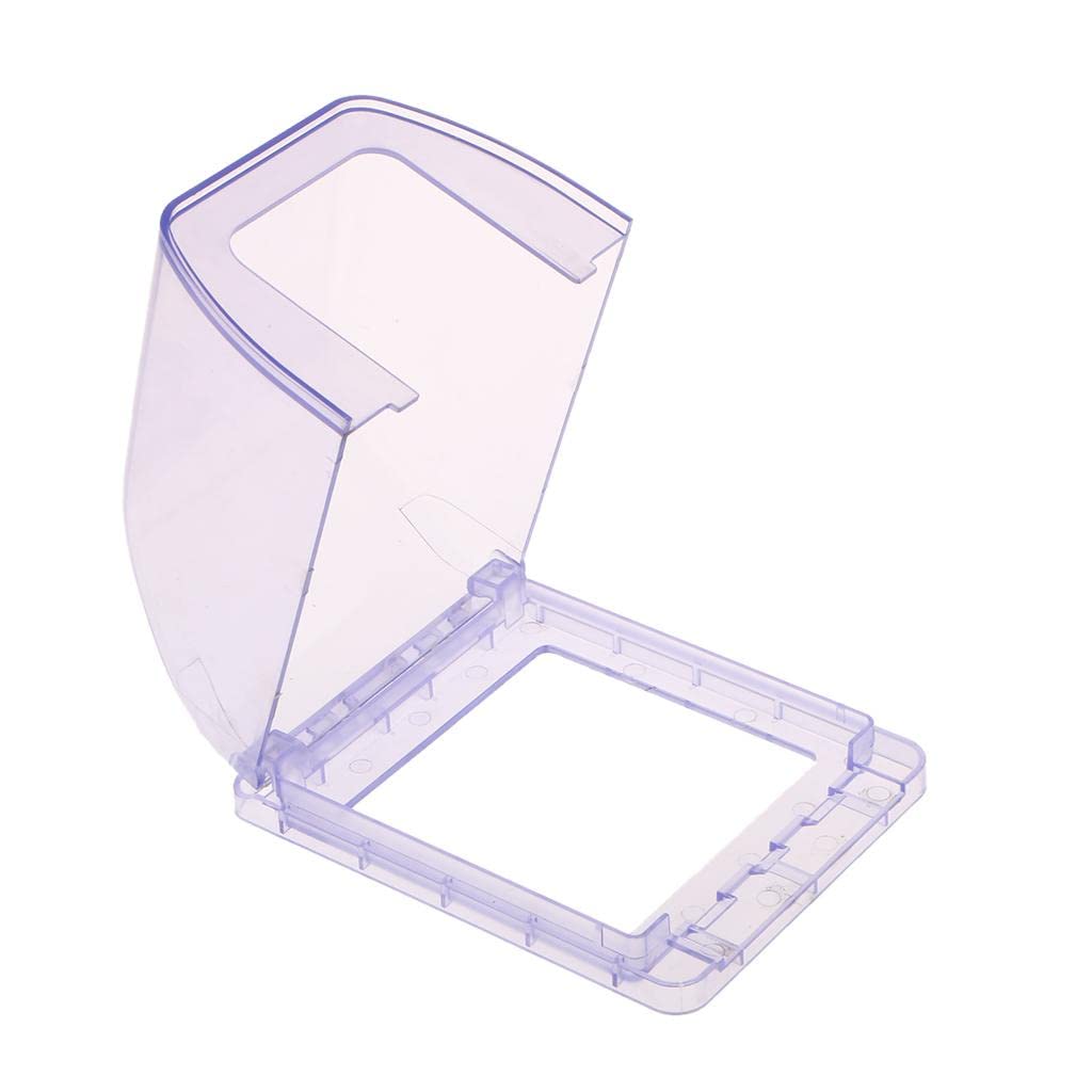 Home-Mounted Switching Power Supply Panel,Waterproof Socket Flip Waterproof Enclosure Box for Big Plug Blue-image-33