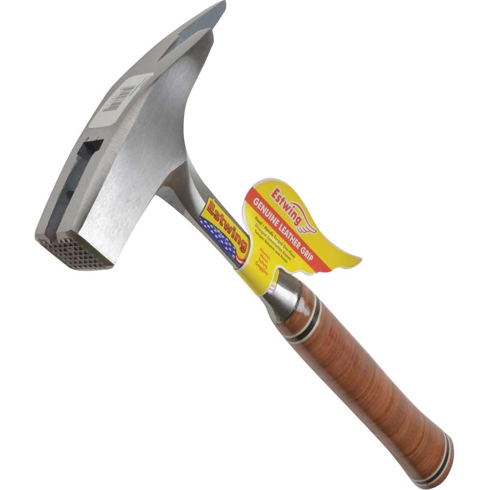 Estwing E239mm E239mm Rooferfts Pick Hammer Leather Grip - Milled Face