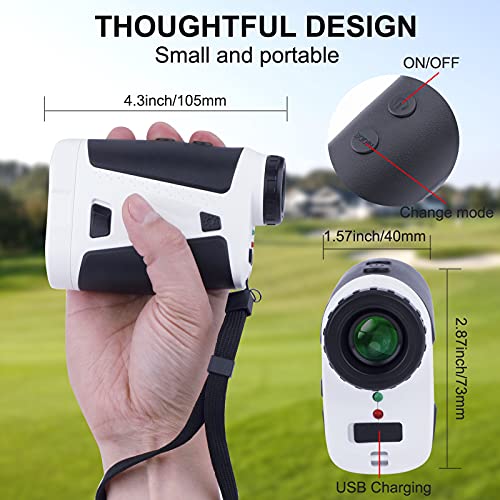 Telemetro-Laser-per-Golf-e-Caccia-Telemetro-Lungo-1000-Iarde-con-Ingrandimento-7X-Pendenza-Blocco-Bandiera-Vibrazione-Telemetro-Legale-per-Tornei