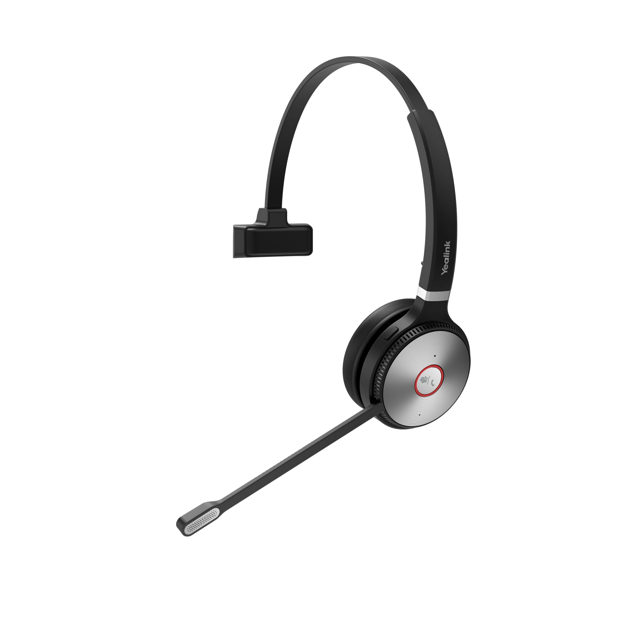 Yealink WH62 Mono DECT Wireless Headset Teams, schwarz