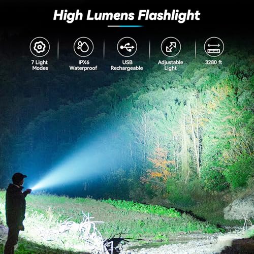 Rechargeable Flashlight LED