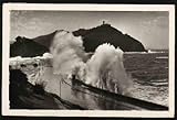 POSTAL ANTIGUA - Old Postcard : SAN SEBASTIAN 368: GRANDES MAREAS DEL CANTABRICO