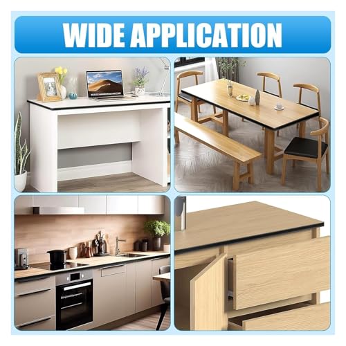 Borde autoadhesivo flexible de TPE en U blanco de 22 mm para proteger muebles en rollo de 5 m 4