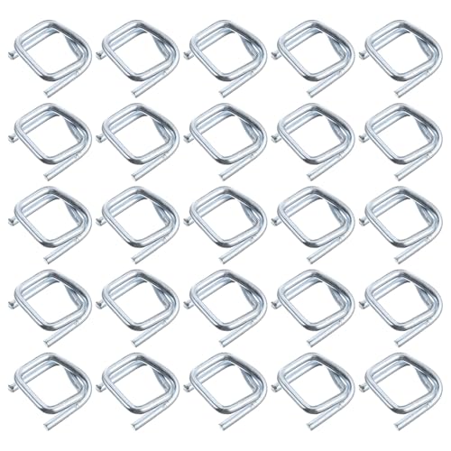 Attaches robustes pour sangles et boucles métalliques galvanisées de transport sur remorque