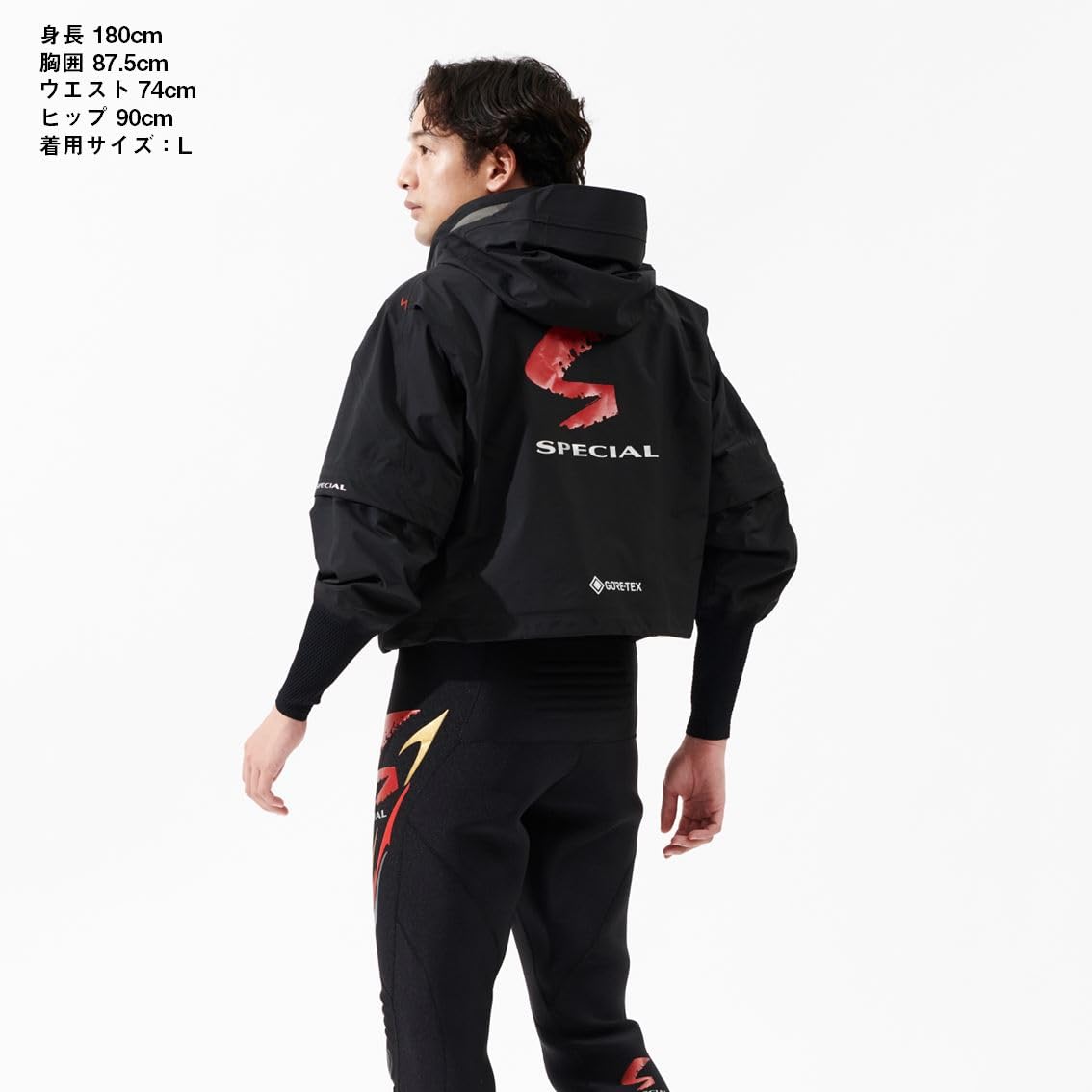ダイワ DR-1425J GORE-TEX ショートレインジャケト。Mサイズ Amazon.co.jp: [ダイワ] ショートレイン DR－1425J ブラック M