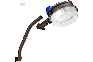 Juyace LED Barn Light 120W Dusk to Dawn Outdoor Lighting Area Light