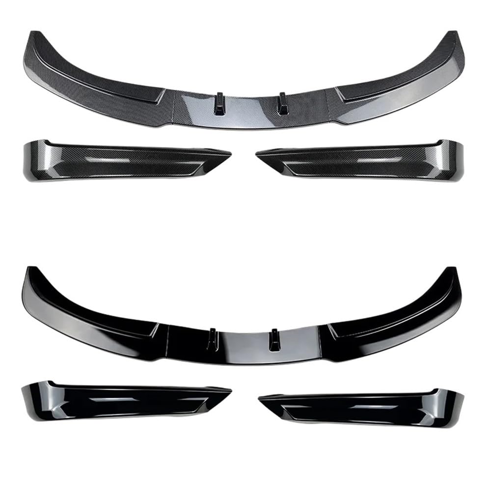 Kompatybilny z BMW serii 3 E90 E91 Early 320i 325i 2005-2008 przedni zderzak samochodowy Spoiler część rozdzielająca nakładki zderzaka dyfuzor akcesoria samochodowe Tuning(Carbon Fiber Look A)