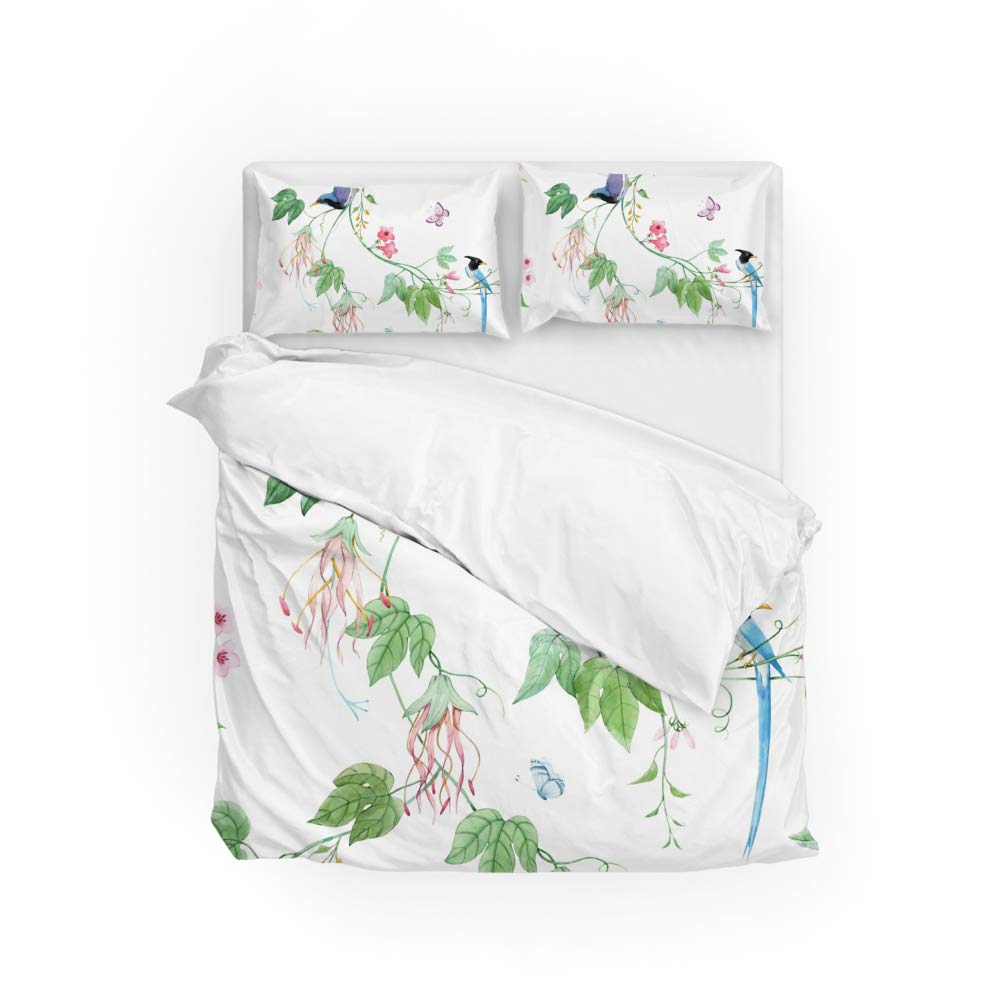 Housse de couette CHEHONG parure de lit infroissable et ultra doux pour en finir avec le linge rêche