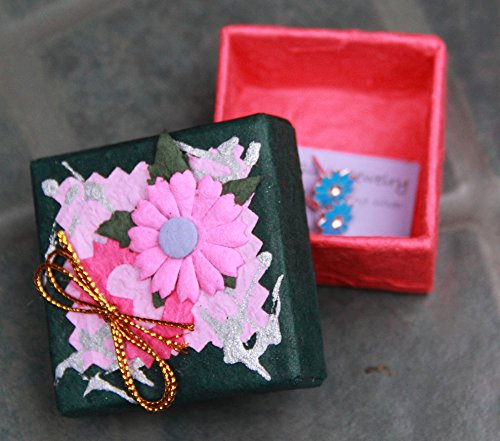 PTN Cow Print Heart Earrings Black and White Earrings Studs Small 925 Sterling Silver (E31705)2