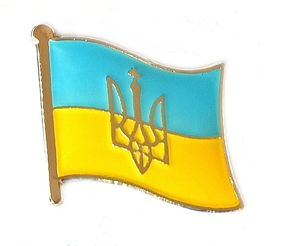OSdreamOSdream Ukraine National Flag International Travel Small Pins Enamel Made Metal Souvenir for Hat Clothes Backpack