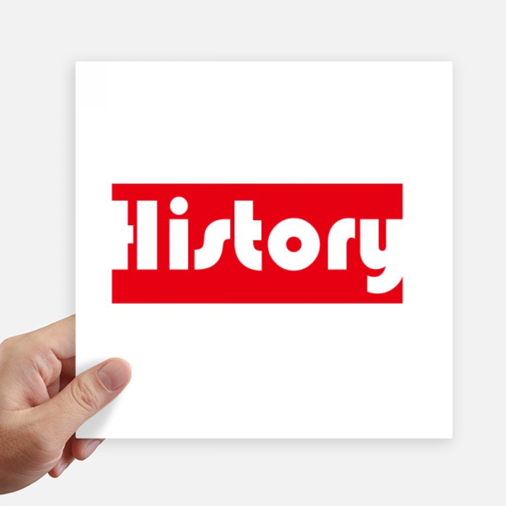 Autocollants histoire rouge de 20cm pour personnaliser mur et valise