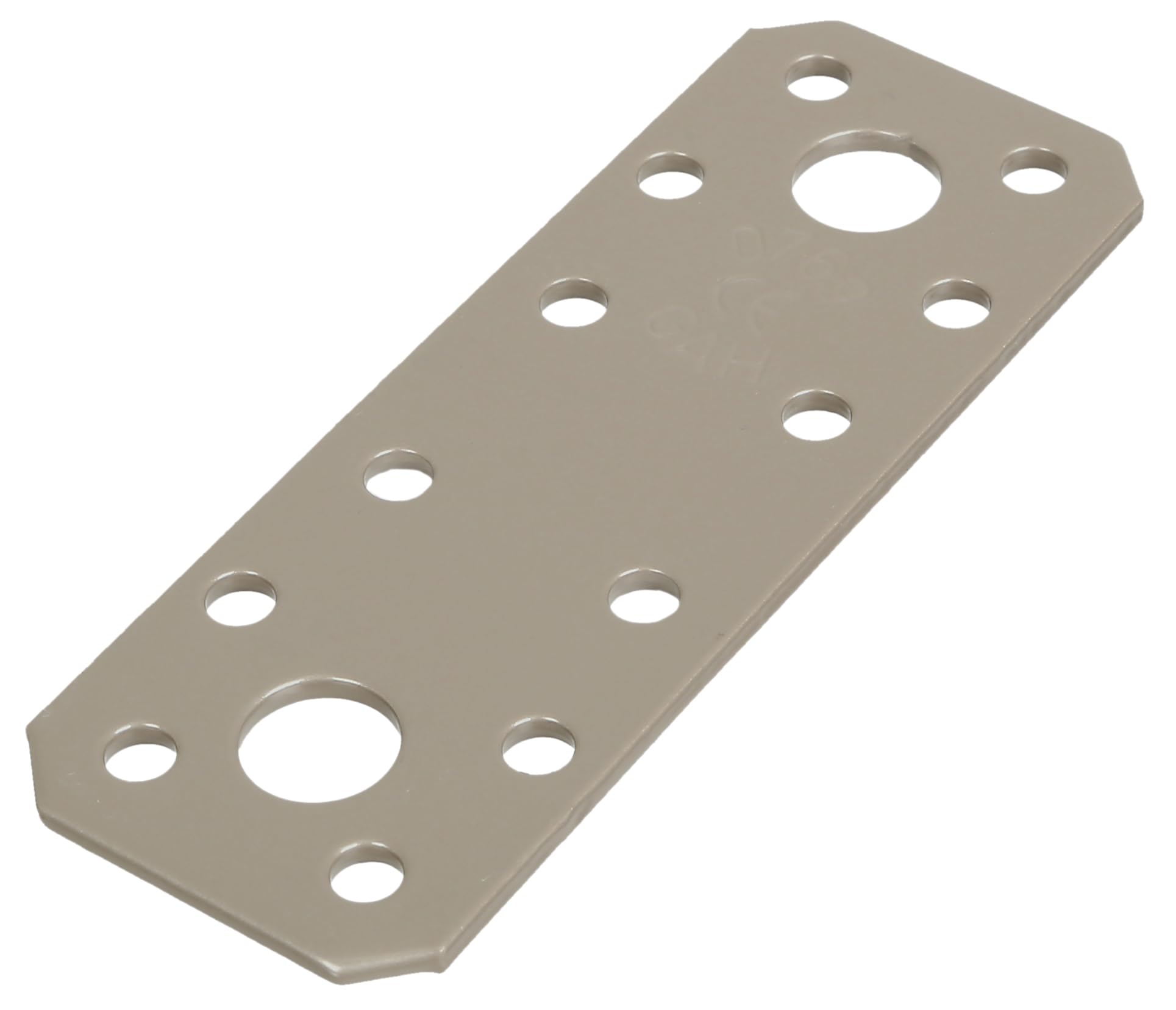 Alberts 822859 DURAVIS® Platine d'assemblage | en noir diamant, à couche duplex | taille 96 x 35 x 2,5 mm | kit de 50