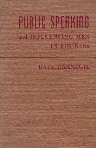Public Speaking and Influencing Men in Business B003EGQWSG Book Cover