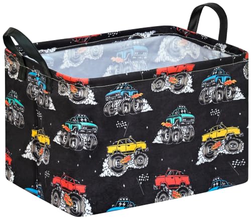 Image of Storage Basket Home Shelf Basket Clothes Laundry Hamper | Rectangle Organizer Box Nursery Bin Gift Laundry Basket with Handles for Home