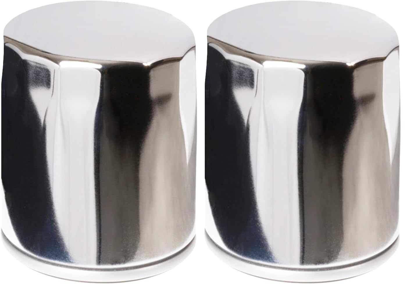 HiFloFiltro HF170C Chrome Standard Premium Oil Filter, Single (Pack of 2)