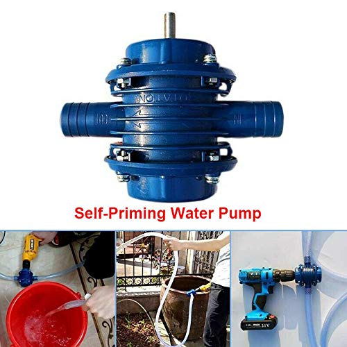 Hand Drill Water Pump, Mini Self-Priming Pump Heavy Duty Electric Centrifugal Pump