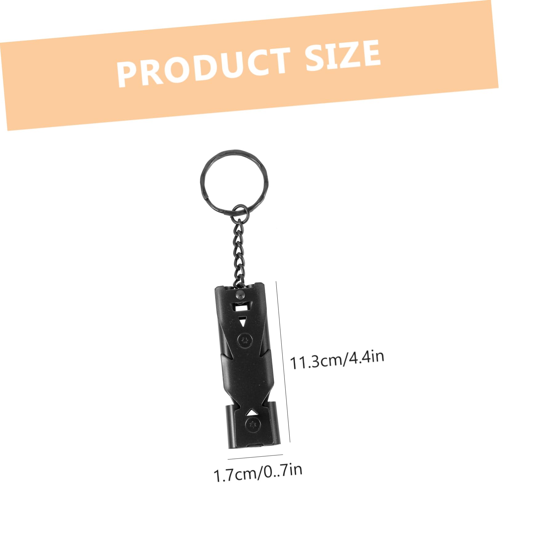 CIYODO Camping Whistle Metal Dog Bird Training Whistle Durable Stainless Steel Easy to Carry