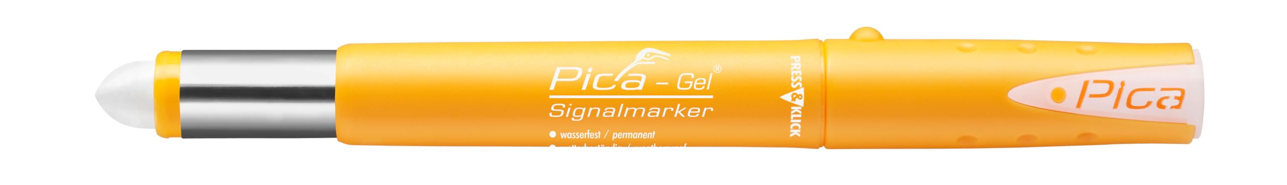 PICA 8080 - Marcador permanente de Gel (Blanco)