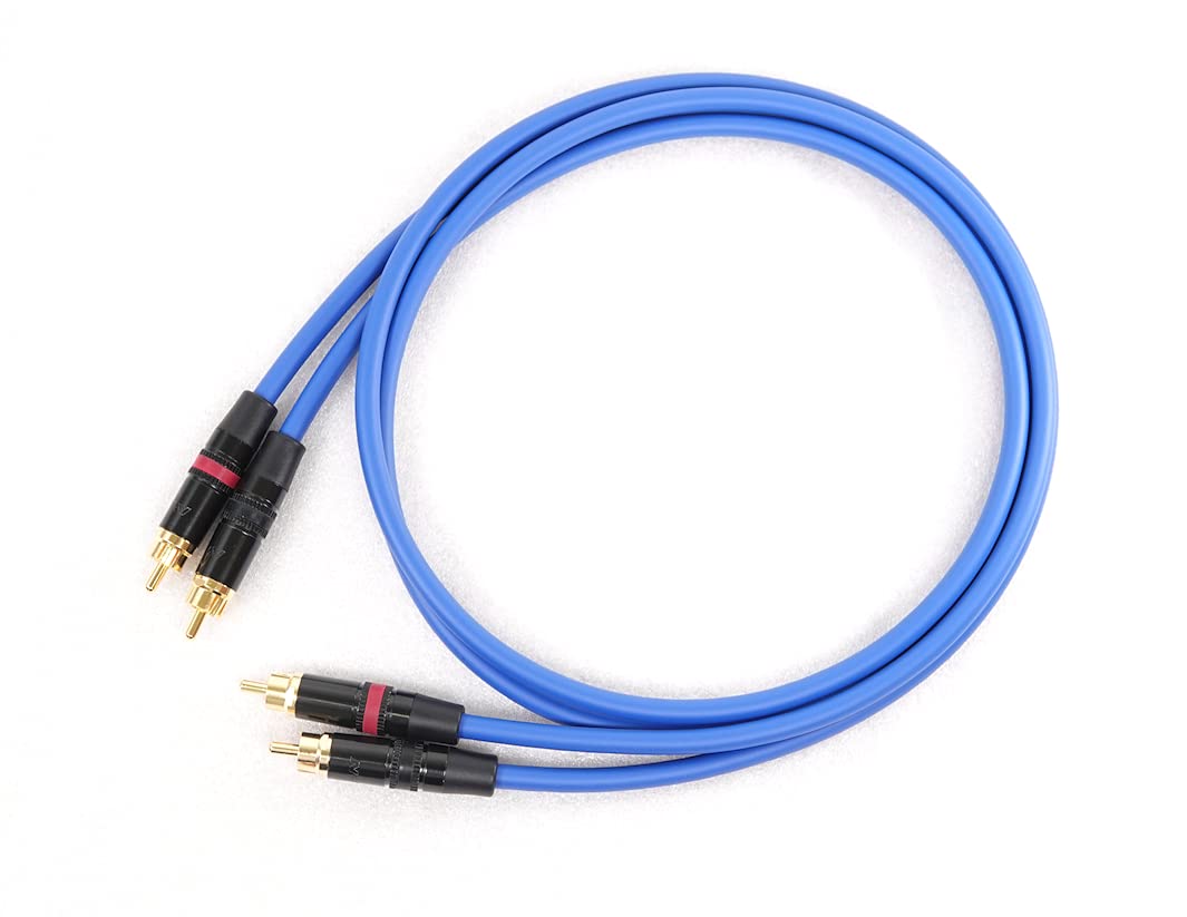 Amazon | MOGAMI モガミ 2534 RCA 赤黒ライン 2本ペアケーブル (2.5m