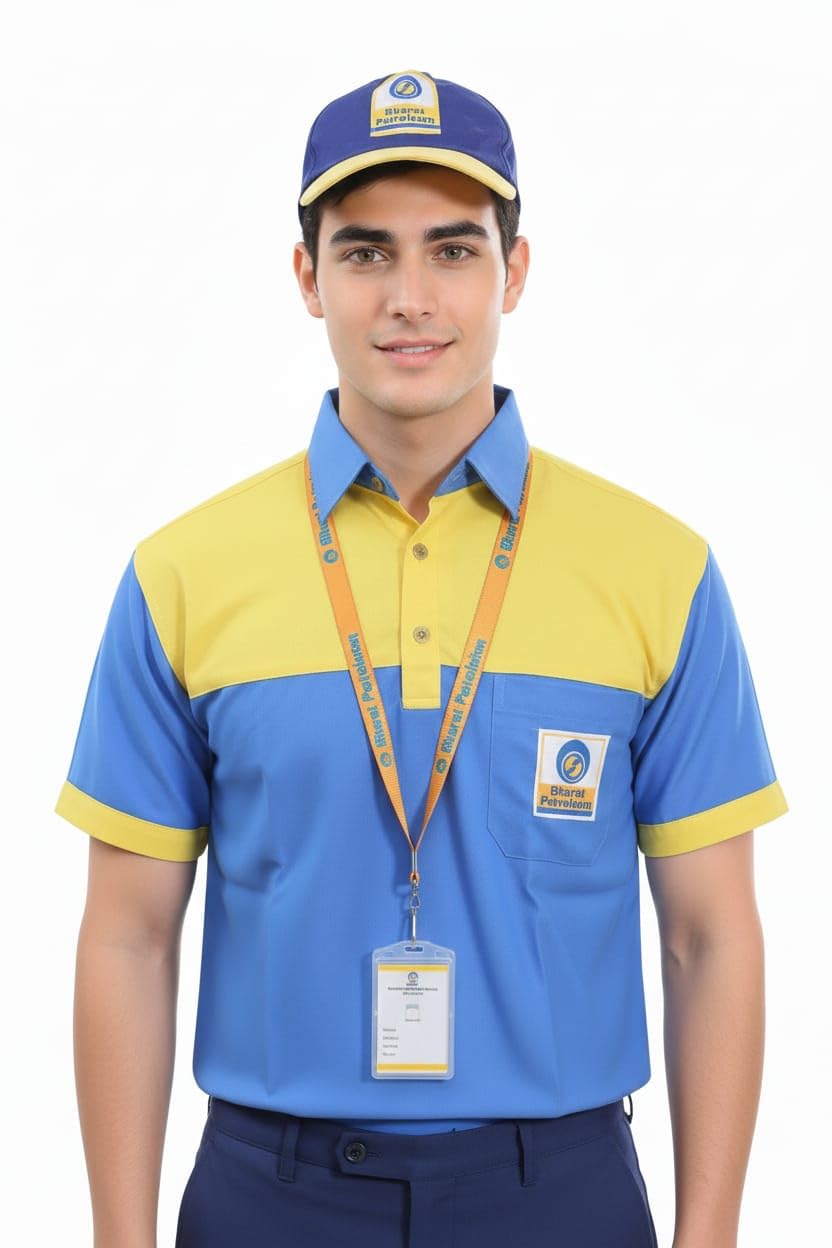 BPCL Bharat Petroleum Nozzle Man Uniform Cotton T-Shirt-picture-52