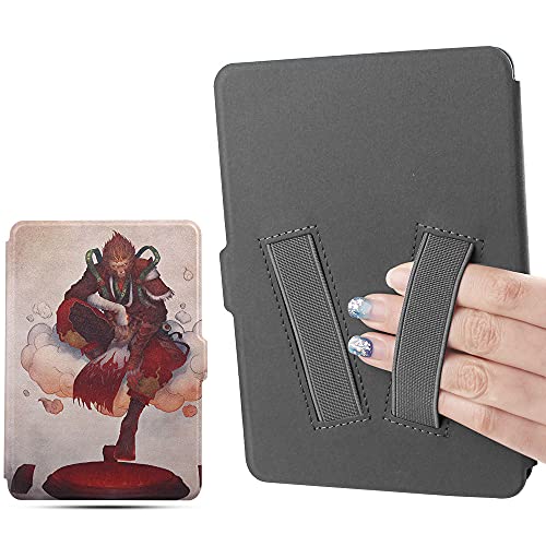 Youngme martshell case for Kindle Paperwhite with 2pcs Hand Straps, Suitable for Small Hand Person/Wake for Kindle (Monkey, DP75SDI / EY21)