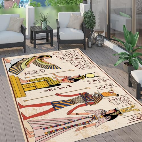 Grand tapis salon 160x230 cm Égypte en flanelle de haute qualité - 4