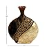 Deco 79 Ceramic Decorative Vase Centerpiece Vase with Embedded Details and Capiz Shell Accents, Flower Vase for Home Decoration 11