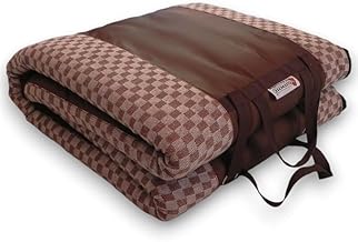 Sleepezee Premium Foldable Mattress for Floor, Folding Mattress, Lightweight Travel mattres for Extra Bedding at Home and Camping, Made of Cotton, Portable Soft Foam Slim mattres (72x36x1 Inch Brown)