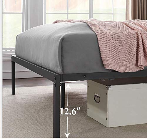 Vecelo 14 Inch Full Metal Platform Bed Frame, Mattress Foundation, No Box Spring Needed,Steel Slat Support #TOP6