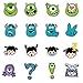 40Pcs Monsters Inc Stickers Pack, Cartoon Comedy Vinyl Waterproof Decals for Water Bottle,Laptop,Phone,Skateboard,Scrapbooking,Journaling Choice for Adults for Birthday Party Favor Supply