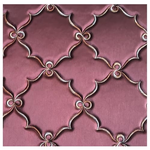 Tissu en cuir similicuir fuchsia de haute résistance pour auto