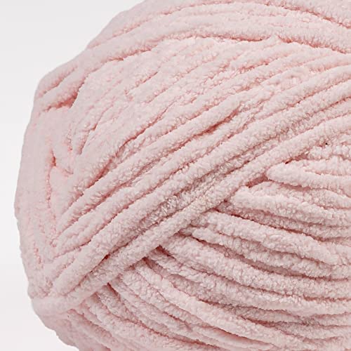 Image of Crafted By Catherine Blanket Solid Yarn - 4 Pack (213 Yards Each Skein), Pink, Gauge 6 Super Bulky
