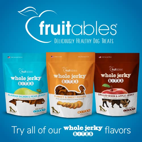 Fruitables Small Dog Treats – Whole Jerky Bites – Healthy Treats – Turkey & Sweet Potato Flavor – 5 Ounces #TOP6