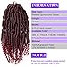 2 Packs Pre-Twisted Spring Twists Synthetic Crochet Hair Extensions 12 inch 24 strands/pack Ombre Crochet Possion Twist Braids Fiber Fluffy Curly Twist Braiding Hair Bulk (T1B/BUG#)