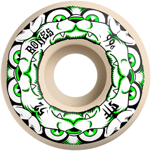 Bones Wheels Street Tech Formula STF Skateboard Wheels, 4