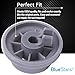 BlueStars 165314 Dishwasher Lower Rack Wheel - Compatible for Bosch & Kenmore Dishwashers - Replaces 420198 423232 AP2802428 PS8697067 - Easy to Install - PACK OF 8