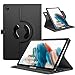 Produktbild TiMOVO Hülle Kompatibel mit Galaxy Tab A8 2021 10,5 Zoll (SM-X200/SM-X205), PU Lederhülle 90° Drehbar Multi-Winkel Hülle Auto Schlaf/Aufwach Ständer Tragbare Schutzhülle, Schwarz