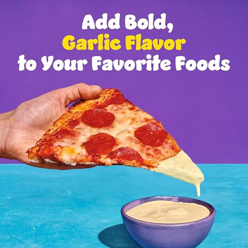 Image of Hidden Valley Garlic Ranch Condiment and Dressing, Easy Squeeze Bottle, 20 Fluid Ounces (Package May Vary) (Pack of 2)