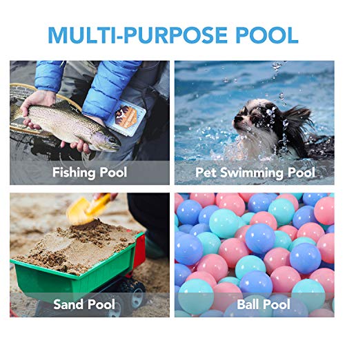 GOLOHO Inflatable Truck Bed Pool（ 66\" x 62\" x 21\" ） for Standard/Short Pickup Truck, with Storage Bag - Thumbnail 3
