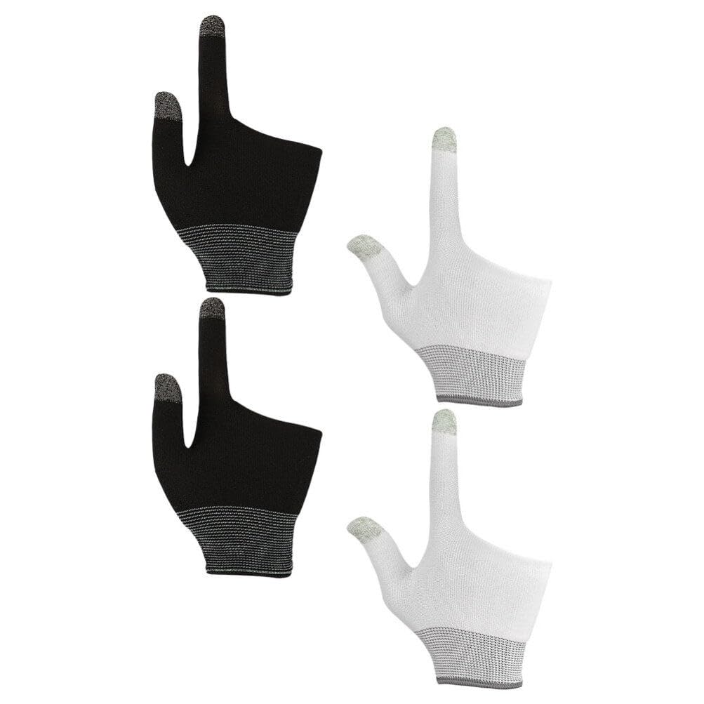 2 Pairs of Touchscreen Finger Gloves,Gaming Finger Gloves for Mobile Gaming