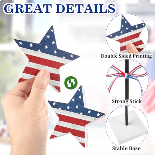 4th-of-July-Tiered-Tray-Decor-Wooden-Star-Set-3-Pcs-Memorial-Day-Table-Decorations-Rustic-Patriotic-Tabletop-Home-Decor-Red-White-and-Blue-Decorations-for-Home-Retro 4th of July Tiered Tray Decor Wooden Star Set 3 Pcs Memorial Day Table Decorations Rustic Patriotic Tabletop Home Decor Red White and Blue Decorations for Home Retro