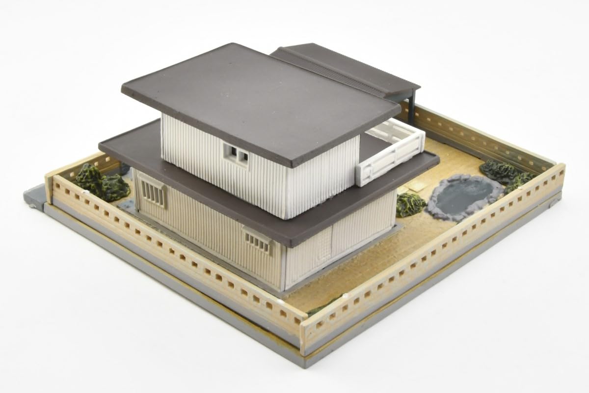建物模型 ホワイト37.5cm x 24cmｘ5cm Amazon | トミーテック 建物コレクション 建コレ 014-2 現代住宅