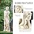 YOLENY 51'' Large Outdoor Garden Nymph Statue, Goddess of Spring Flowers, Roman Style Sculptures Decorations, Religious Garden Statue for Patio Lawns