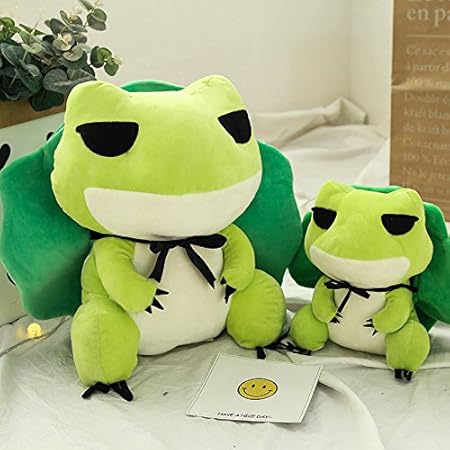 Amazon 旅かえる 旅カエル ぬいぐるみ 大人気 おもちゃ 玩具 プレゼント ふわふわ 萌グッズ カエル旅行 人形 旅蛙 旅行蛙 旅行かえる 贈り物 飾り 23cm ぬいぐるみ おもちゃ