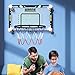 Basketball Hoop Indoor, No-Drill Basketball Hoops with Strong Suction Mount, Foldable Rim, and Heavy-Duty Steel Frame, Easy Indoor Installation(Medium)