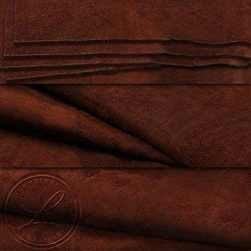 Laverapelle Men's Genuine Cow Suede Leather Coat (Suede-Brown, Medium, polyester Lining) - 1502774