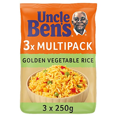 Uncle Ben's Magnetron Gouden Groentesijst 3 x 250g Multipack Pouch
