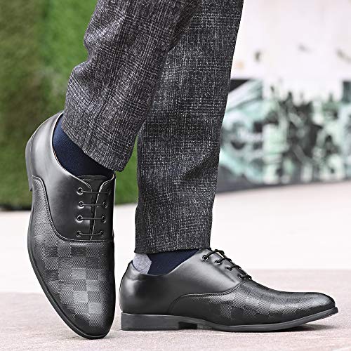 Image of Centrino Mens Formal Shoes|Elegant Lace Up Derby for Business & Casual Wear | Premium Craftsmanship for a Stylish & Sophisticated Look | Cushioned Insole for All-Day Comfort & Support (3401)