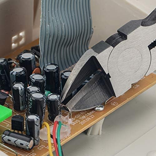 iCrimp Wire Flush Cutters, 6-inch Side Cutter, Clipper Wire Snipss Electronic Cutter, Spring-Loaded High Leverage Plier, Perfect for Cutting Zip, Cable, and Hose Ties